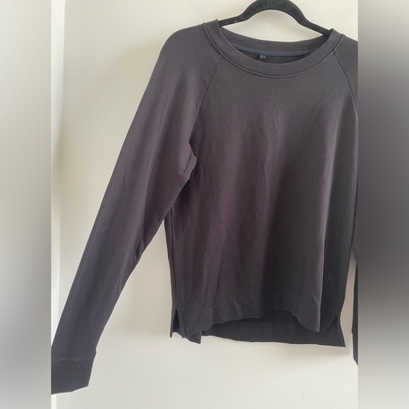 Lou & Grey Black Signaturesoft Sweatshirt Size XS New With Tag - Picture 7 of 11